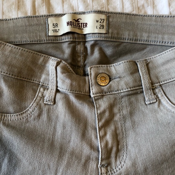 Hollister light grey skinny jeans size 5 - Picture 4 of 5